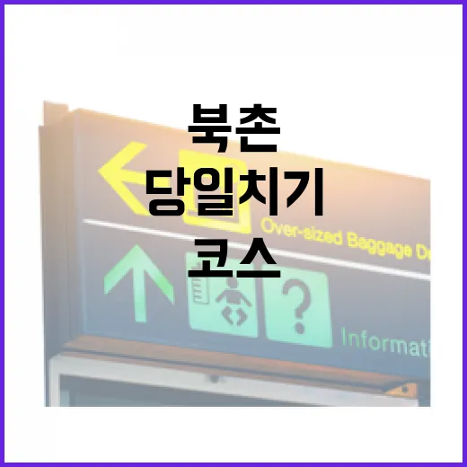 북촌 당일치기 문화와 맛집 코스