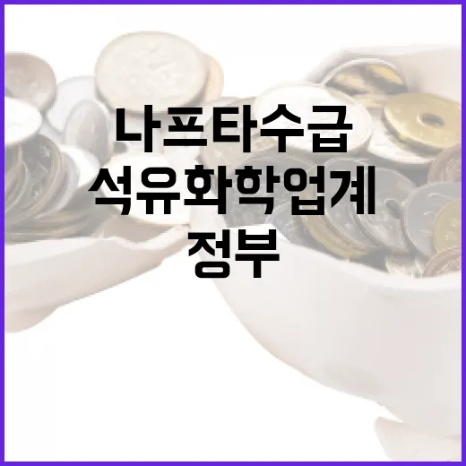 정부·석유화학업계, 나프타 수급 안정 총력전