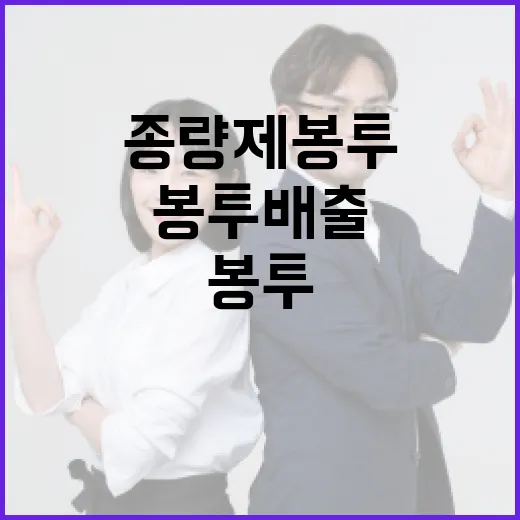 군산시 종량제봉투 배출 정상 유지 확정