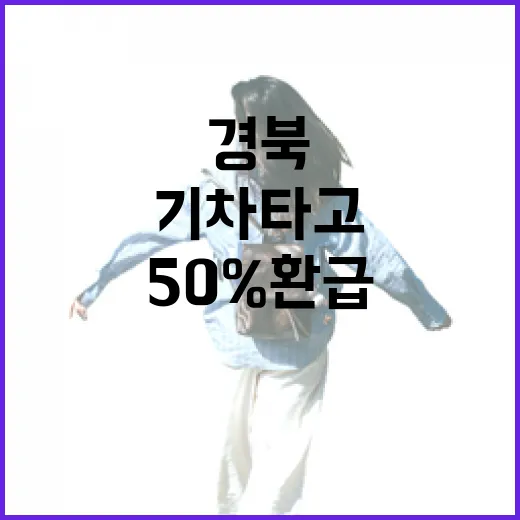 기차 타고 경북 여행 50% 환급 혜택