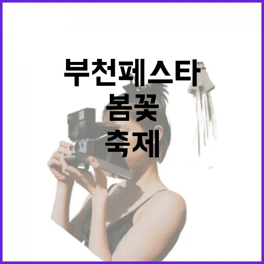 분홍빛 봄꽃 축제, 부천페스타 현장