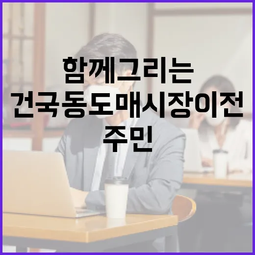 건국동 도매시장 이전, 주민과 함께 그리는 미래