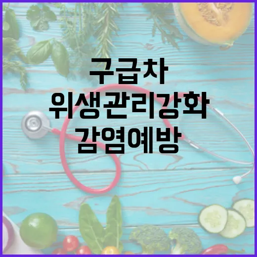 구급차 위생관리 강화로 감염 예방 집중 점검