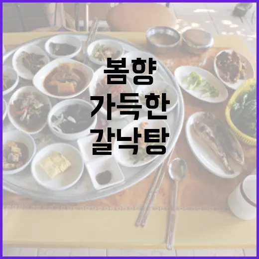 영암 독천 오일장, 봄 향기 가득한 갈낙탕 명소