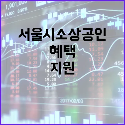 서울시 소상공인 지원 혜택 총정리