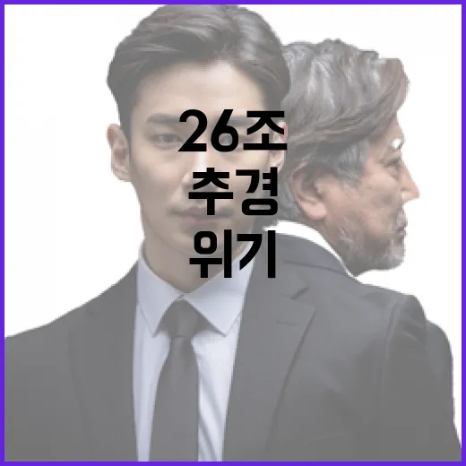 26조 추경, 위기 속 신속 투자 강조