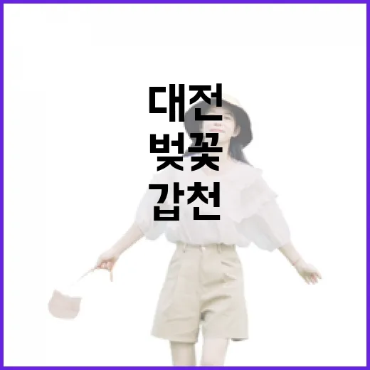 대전 갑천 벚꽃길과 탑립돌보 탐조대 산책