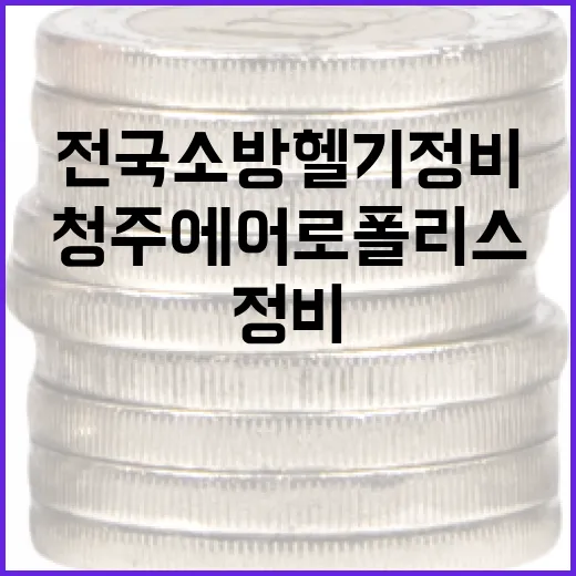 청주 에어로폴리스, 전국 소방헬기 정비 중심지로