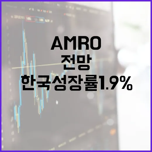 AMRO, 한국 성장률 1.9% 전망…추경·반도체가 견인
