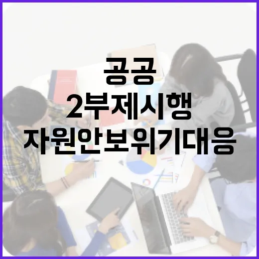 자원안보위기 대응 공공2부제 시행