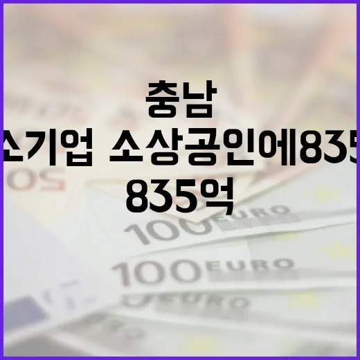 충남 중소기업·소상공인에 835억 긴급 지원