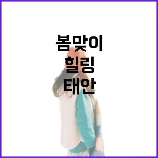 태안서 즐기는 봄맞이 숙박 할인과 힐링 박람회