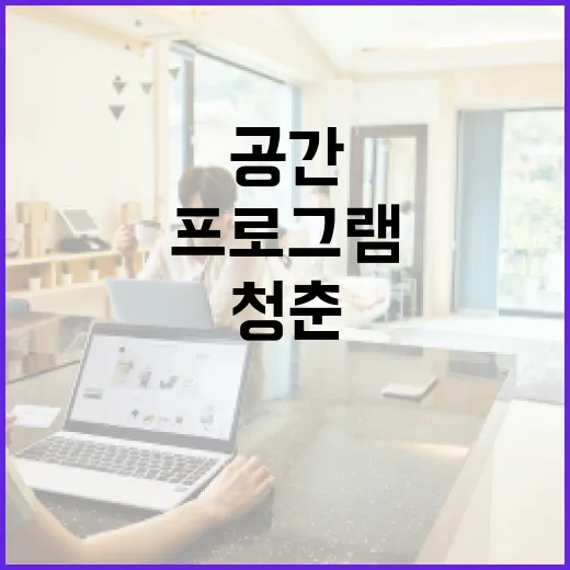 청춘 너나들이 공간과 프로그램 총정리