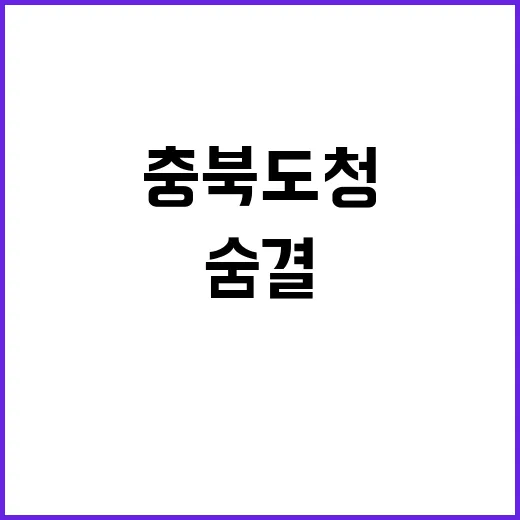 충북 도청, 문화로 새 숨결 불어넣다