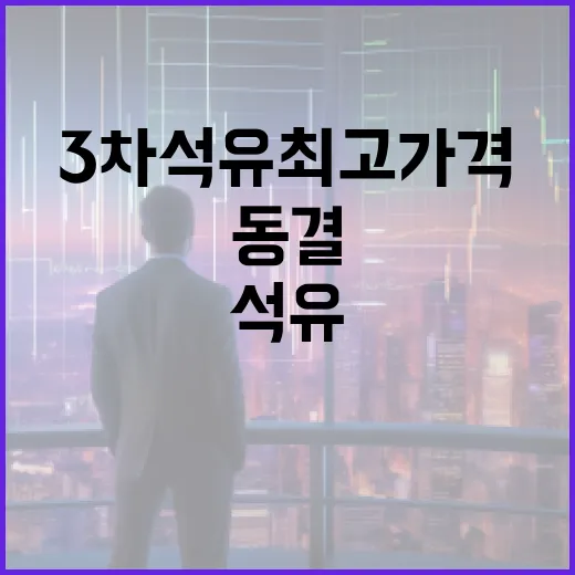 3차 석유 최고가격 동결 결정