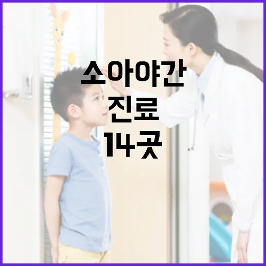 소아 야간진료 14곳서 탄력 운영 시작