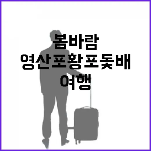 영산포 황포돛배로 만나는 봄바람 여행