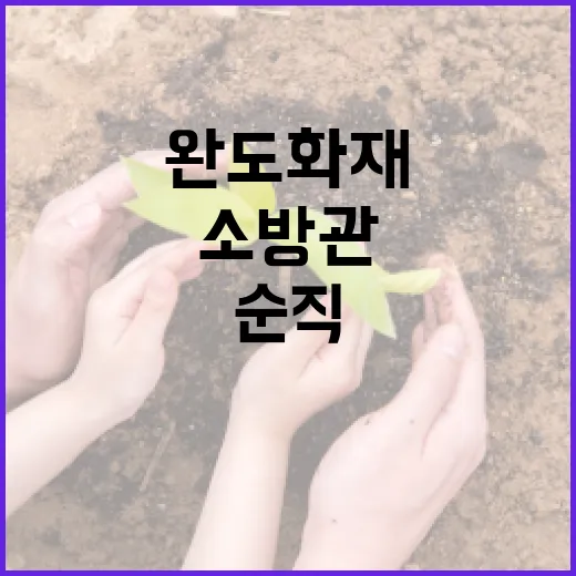 완도 화재 순직 소방관, 국가가 기억한다