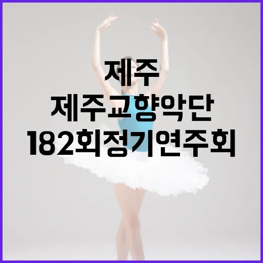 제주교향악단 182회 정기연주회 성황