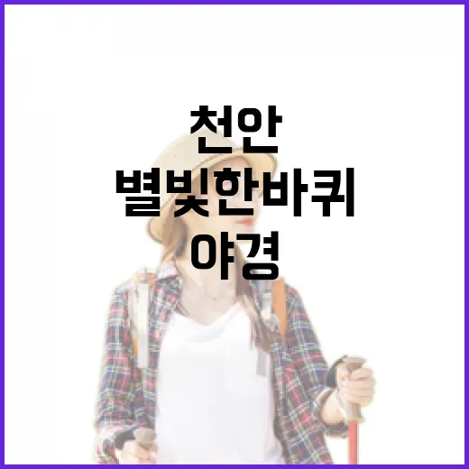 천안 별빛한바퀴 야경 투어 가이드