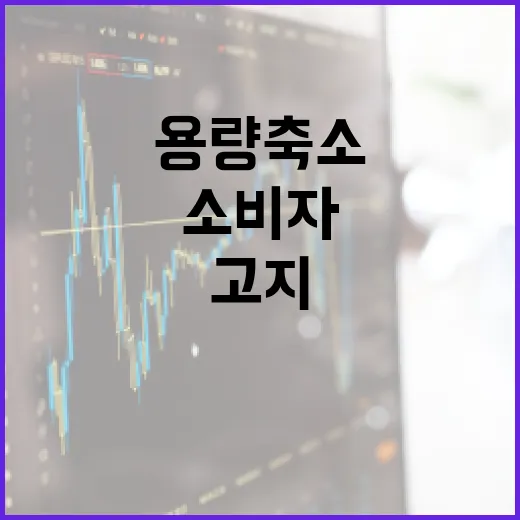 위생용품 용량 축소, 소비자에 3개월 전 고지 의무화