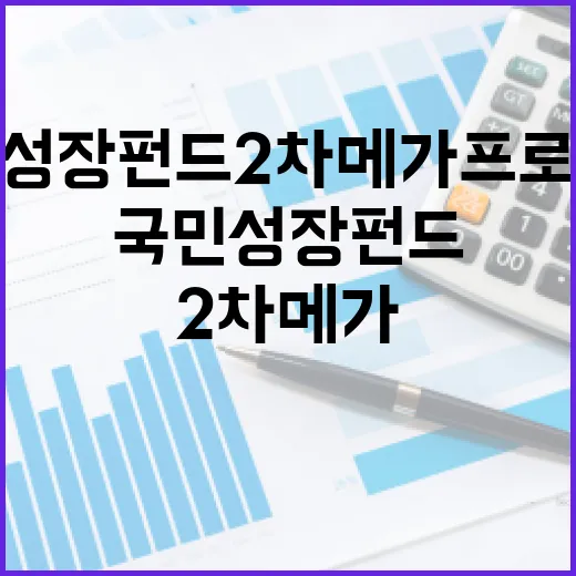 국민성장펀드 2차 메가프로젝트 투자 절차 미개시