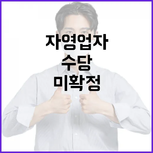 자영업자 육아수당 구체안 미확정