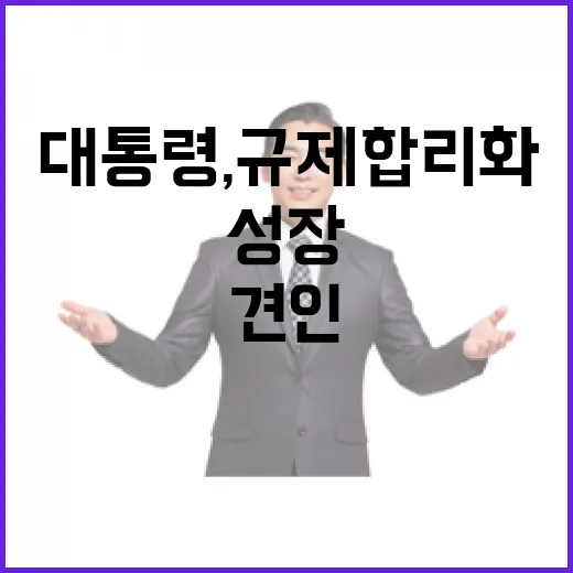 이 대통령, 규제합리화로 경제성장 견인 강조
