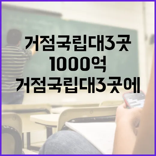 거점국립대 3곳에 1000억 투입 AI 인재 육성