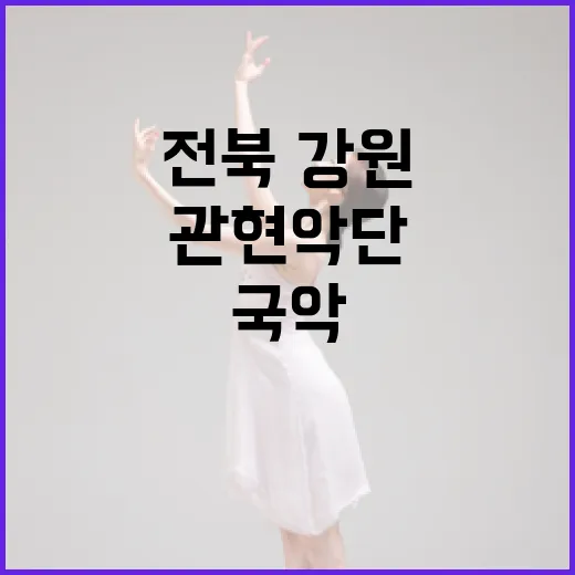 전북·강원 국악관현악단 신춘음악회 화합의 선율