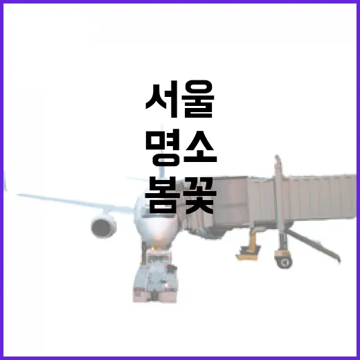 서울 봄꽃 명소 292곳 완비, 봄나들이 최적지