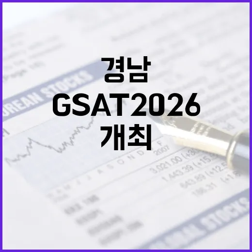경남서 글로벌 창업축제 GSAT 2026 개최