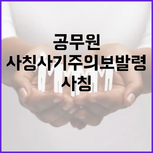 공무원·군인 사칭 사기 주의보 발령