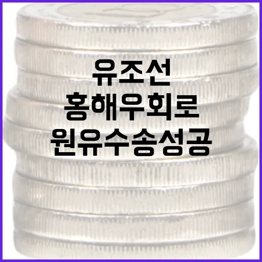 한국 유조선, 홍해 우회로 첫 원유 수송 성공