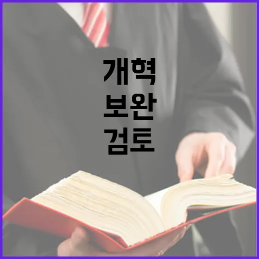 檢개혁추진단 보완수사권 검토 사실은