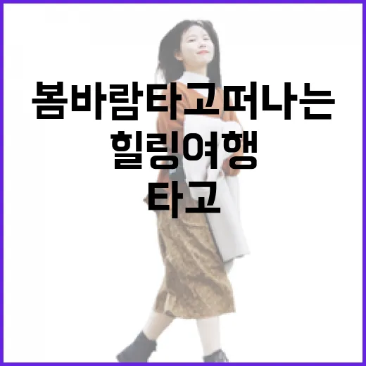 봄바람 타고 떠나는 태안 힐링 여행