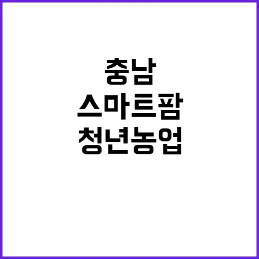 충남 스마트팜, 청…