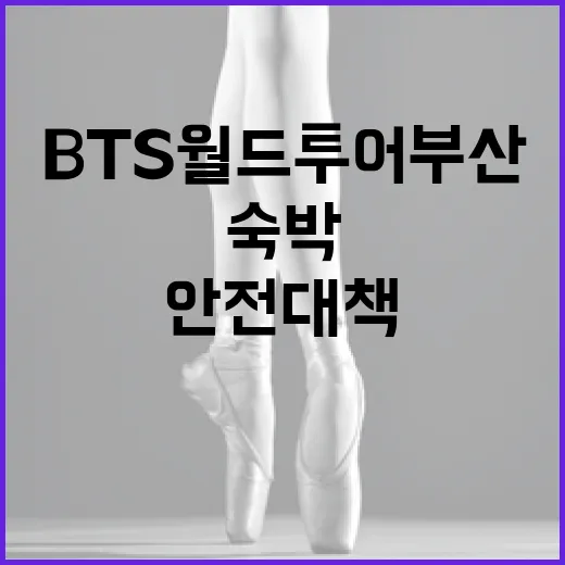 BTS 월드투어 부산, 완벽한 숙박과 안전 대책 가동
