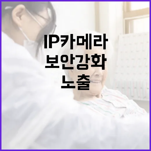 내 일상 노출 막자, IP카메라 보안 강화 필수