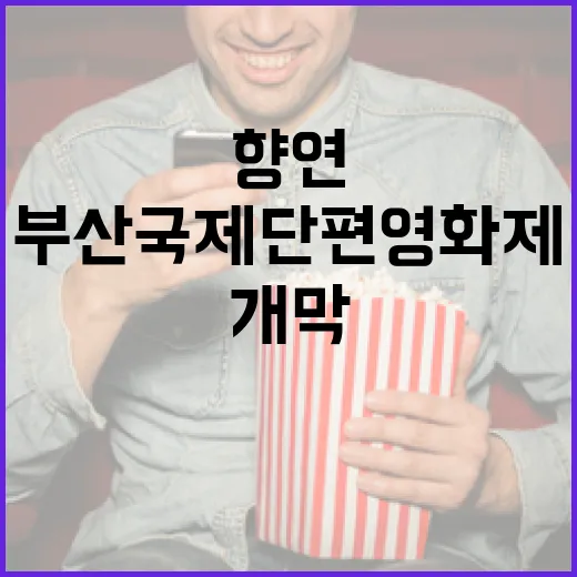 부산국제단편영화제, 빛과 시네마의 향연 개막