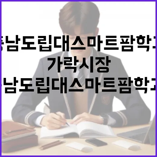 충남도립대 스마트팜학과, 가락시장서 농업 유통 비밀 체험