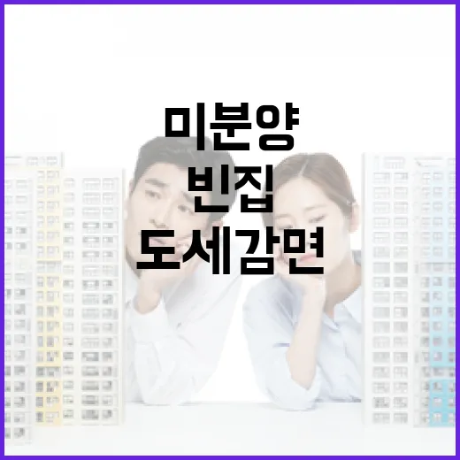 미분양·빈집 해소 위한 도세 감면 강화