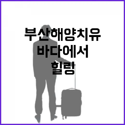 부산 해양치유, 바다에서 찾는 힐링의 시간