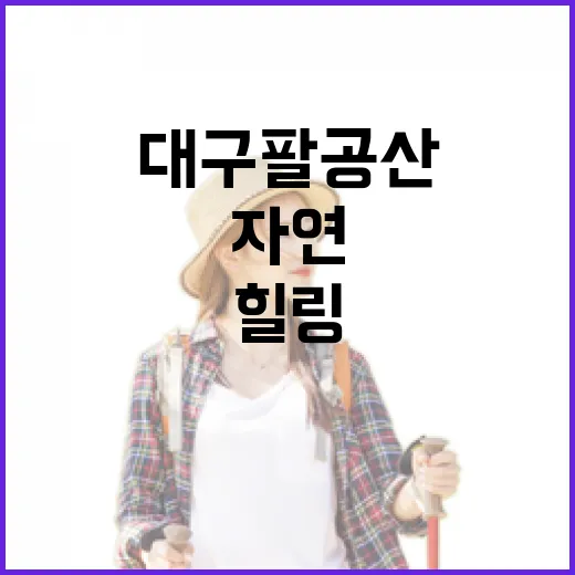 대구 팔공산 봄날의 자연 힐링