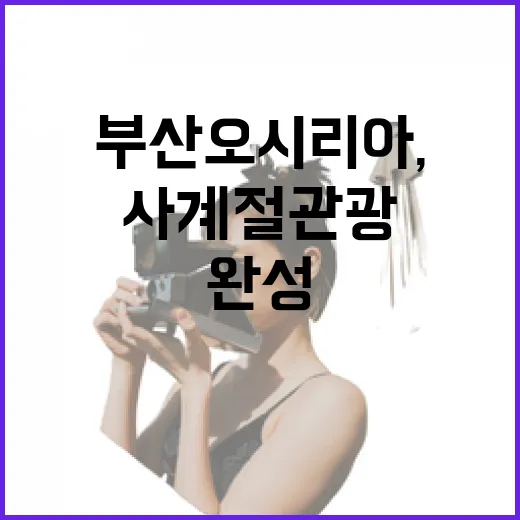 부산 오시리아, 사계절 관광명소로 완성
