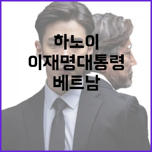 이재명 대통령 부부, 하노이서 베트남 국민과 하이파이브