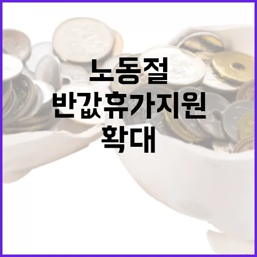 첫 노동절 맞아 반값 휴가 지원 대폭 확대
