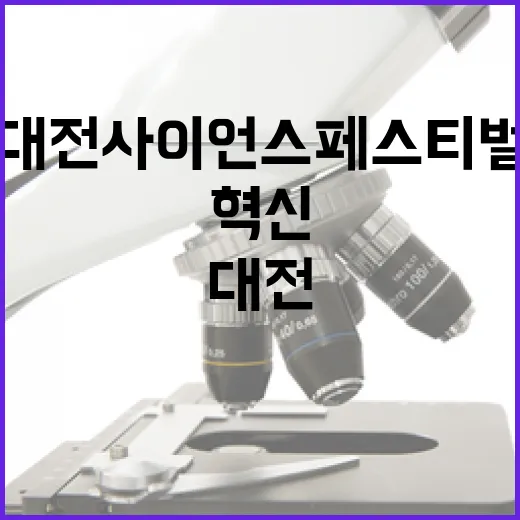 대전 사이언스페스티벌, 혁신 클러스터의 현장