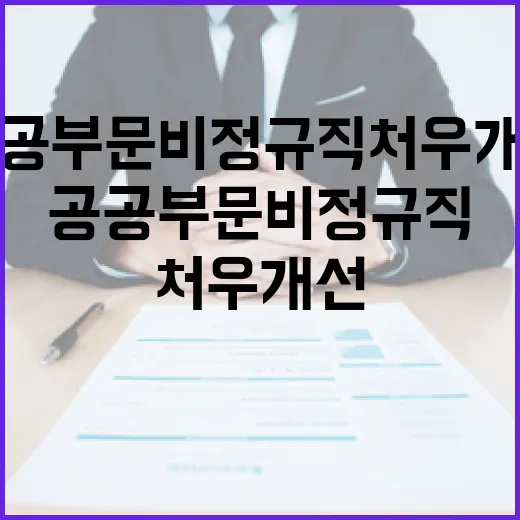 정부, 공공부문 비정규직 처우개선 적극 추진