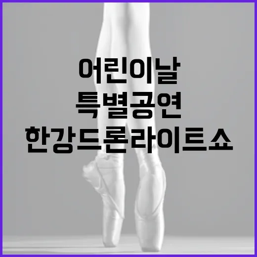 어린이날 한강 드론라이트쇼 특별공연 안내